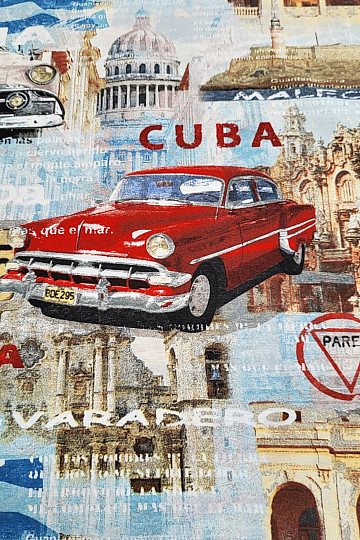 dekorativna tkanina CUBA retro dizajn