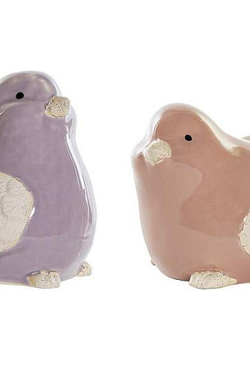 Figurica PTICE porculan 14x10x9