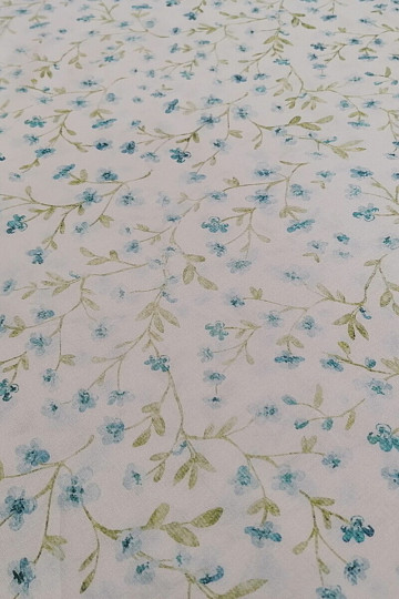 Mini sakura plava pamučna tkanina