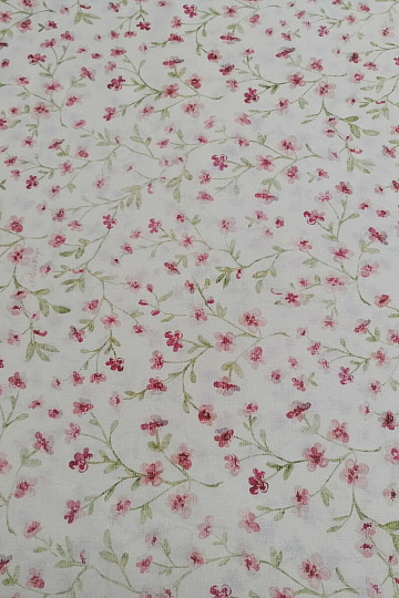 Mini sakura ružičasta pamučna tkanina