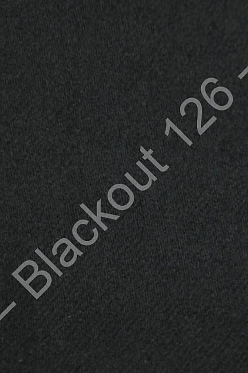 Dekorativna tkanina BLACKOUT za zavjese crna 126