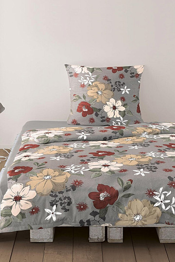 Luksuzna posteljina od flanela IRISETTE 8408-60 Maren crvena