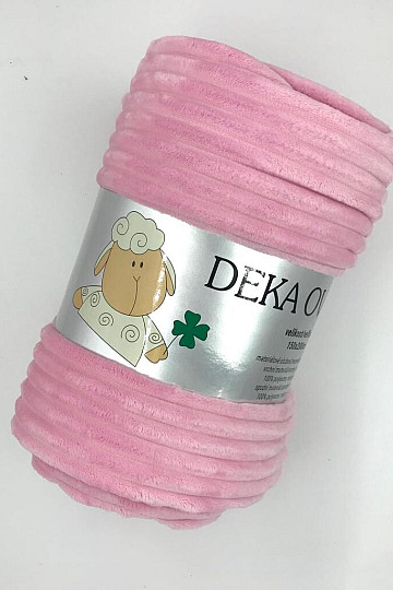 deka od mikrofibre EXTRA SOFT SHEEP samt - roza