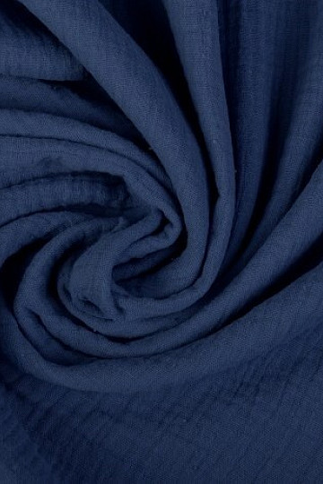 Gaza indigo pamučna tkanina