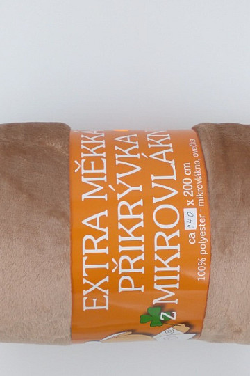 MIKROFLANEL DEKA ČOKOLADA