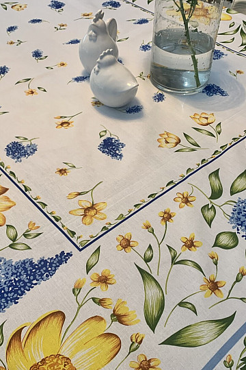 PROLJETNO CVIJEĆE stolnjak i krug