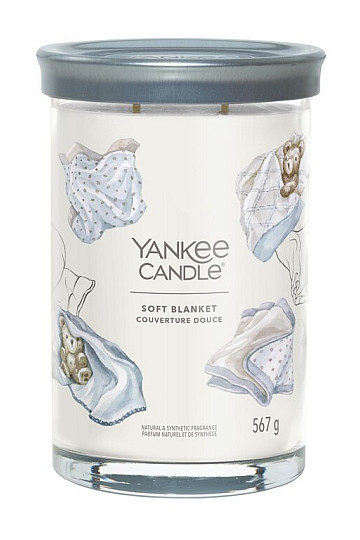 svijeća YANKEE CANDLE miris SOFT BLANKET TUMBER LARGE 2 WICKS