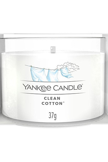 svijeća YANKEE CANDLE miris ČISTI PAMUK U ČAŠI 37g
