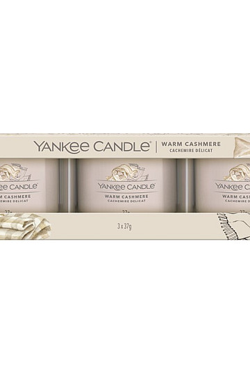 svijeća YANKEE CANDLE miris TOPLI KAŠMIR SET od 3 kom