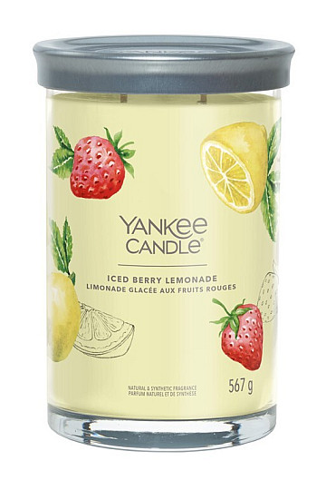 svijeća YANKEE CANDLE miris ICED BERRY LEMONADE TUMBER LARGE 2 fitilja