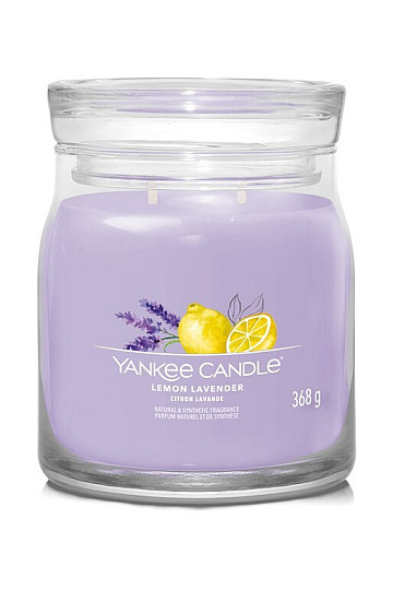YANKEE SVIJEĆA - ČAŠA LIMUN LAVANDA SREDNJA 2 fitilja