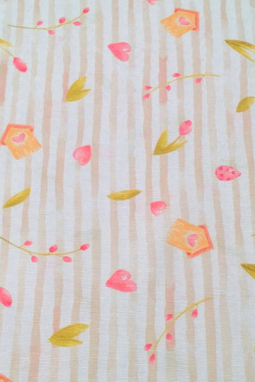Dekorativna tkanina SPRING BEIGE STRIPE