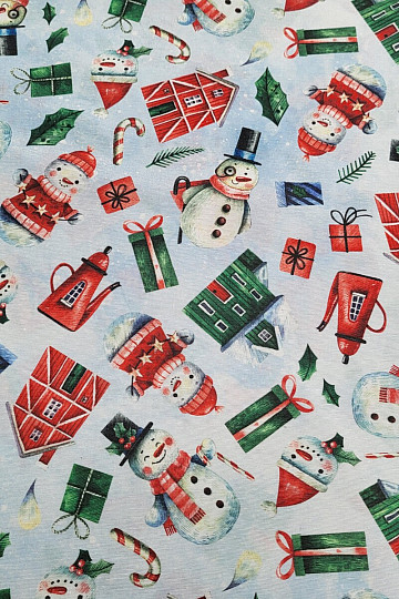 Dekorativna tkanina MR SNOWMAN