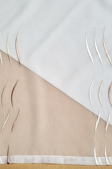 Gotova zavjesa WAVE BEIGE