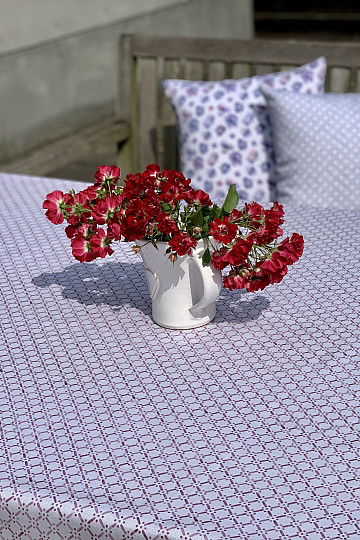 Stolnjak i šal MONTANA OLD PINK GRID