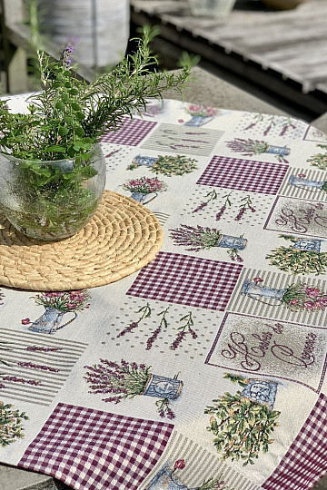 Goblen stolnjak i šal CVIJEĆE IZ PROVENCE