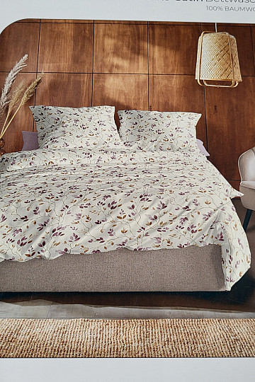 IRISETTE luksuzni pamučni saten WAVE 8565-60 BRANCHES krem
