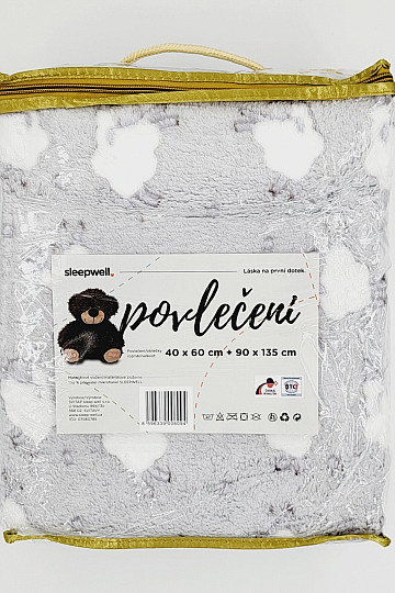 MF SHEEP posteljina svijetlo siva - za krevetić