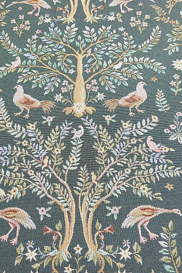 Tkanina za goblen WILLIAM MORRIS zelena