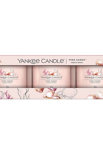 YC PINK SANDS set u staklu 3 kom
