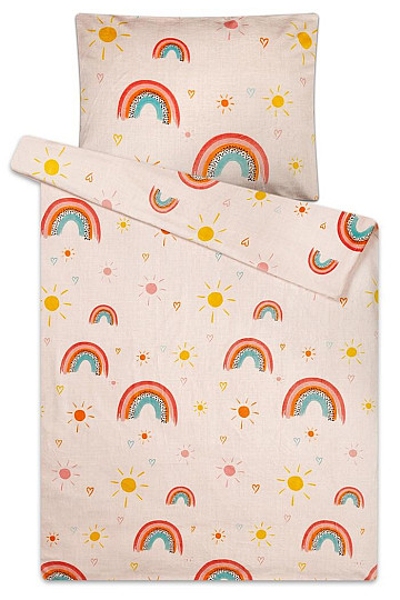Posteljina od mikroflanela RAINBOW
