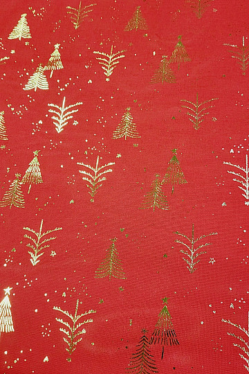Pamučna tkanina RED TREES