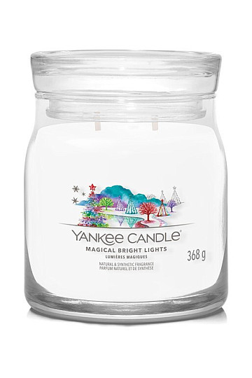 svijeća YC miris MAGICAL BRIGHT LIGHTS STAKLO MEDIUM 2 fitilja