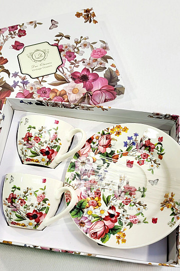 Šapo set VINTAGE CVIJEĆE