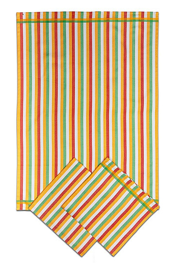 Kuhinjske krpe Bamboo COLOR STRIPS 3 kom