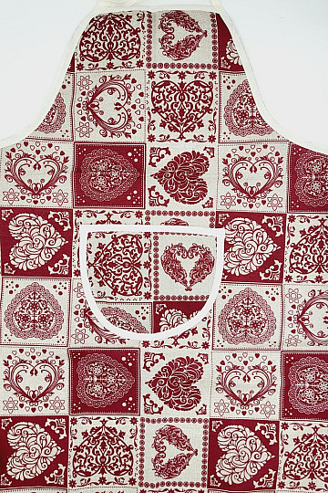 Pregača s oprsnikom PATCHWORK SRCE