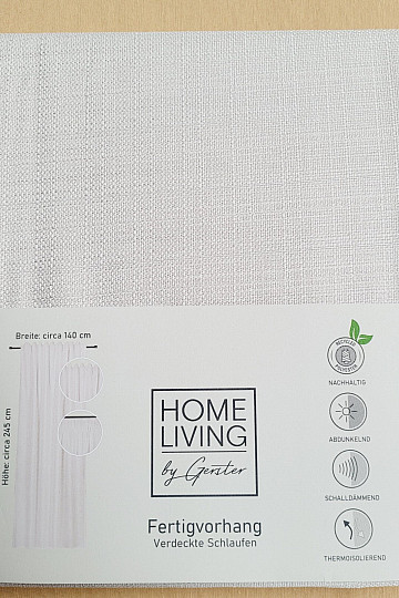 Luksuzna gotova zavjesa HOME LIVING kremasta