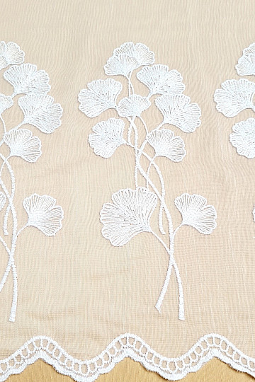 Zavjesa 835 GINKO bijela