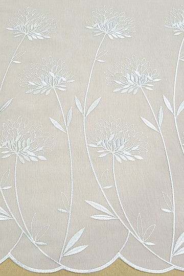 Luksuzna zavjesa GERSTER 11868 bijeli vez