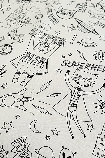 Tkanina za slikanje SUPERHEROJA