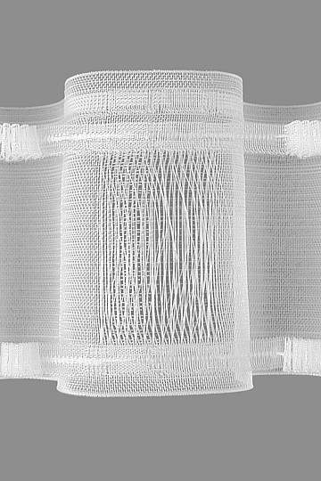 WAVE zavjesa 10 cm, 1:2 - klizačica/šipka