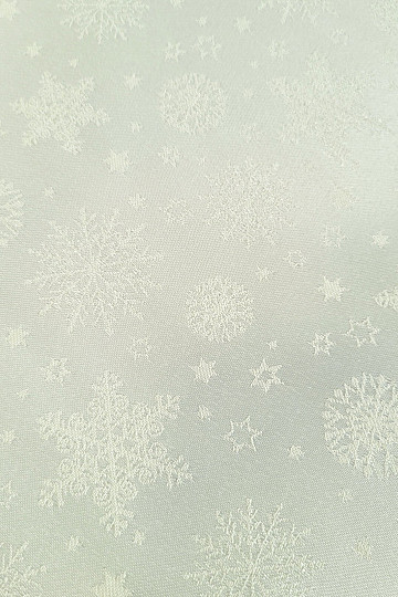 Dekorativna jednobojna tkanina FLAKES MIX CREAM