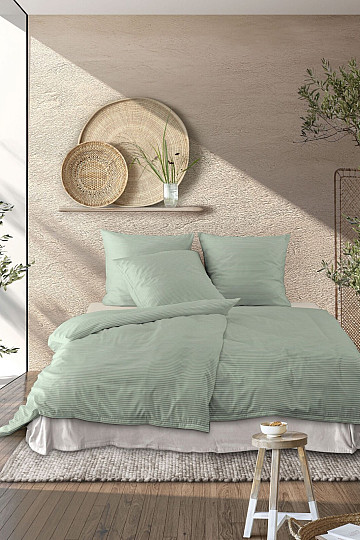 IRISETTE luksuzni pamučni saten TOKIO 8607-30 zelena