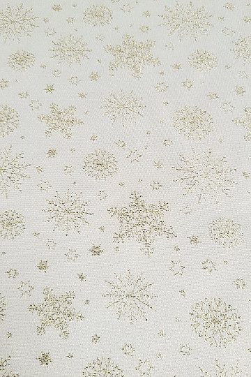 Dekorativna teflonska tkanina FLAKES COPO LUREX zlatna