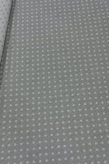 Dekorativna tkanina ALBY krem točkasto siva