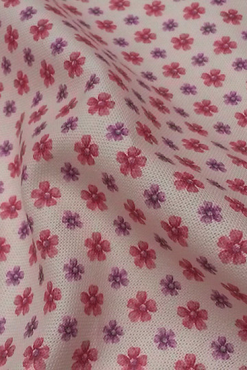 Dekorativna tkanina CLARA FLOWERS roza