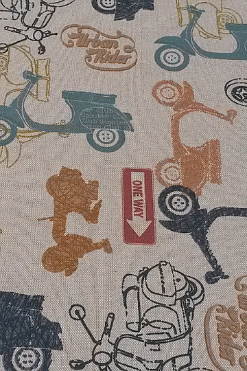 Dekorativna tkanina za VESPA skutere, digitalni tisak