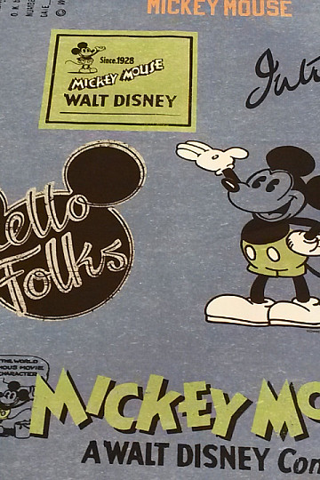 Dječja dekorativna tkanina MICKEY MOUSE plava