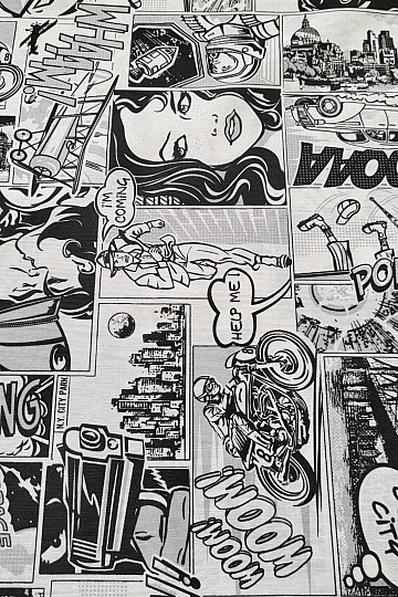 Dekorativna tkanina KOMIKS SPACE