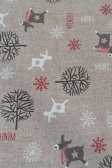 Ukrasna božićna tkanina FROZEN