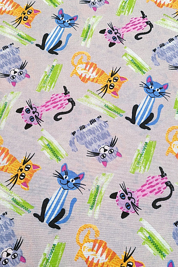 Dekorativna tkanina CATS MULTICOLOR
