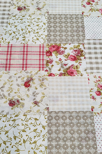 Dekorativna tkanina ROSE MARTA patchwork
