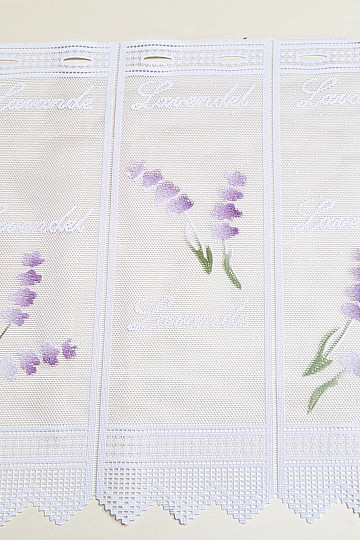 Moderna žakard zavjesa za vitraž LAVANDA NOVO