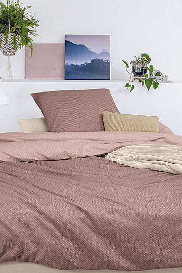 Luksuzna posteljina od flanela IRISETTE Koala 60 old pink