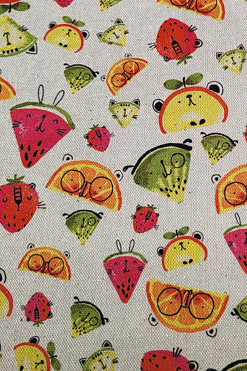 Dekorativna tkanina VOĆE digitalni print