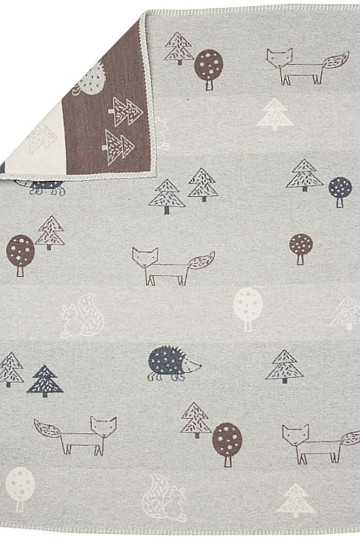 Dječja pamučna deka DF Animals 100x75